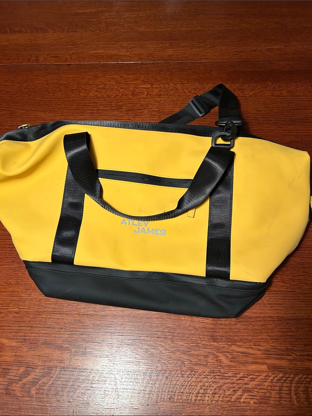 Yellow & Black Travel Duffel